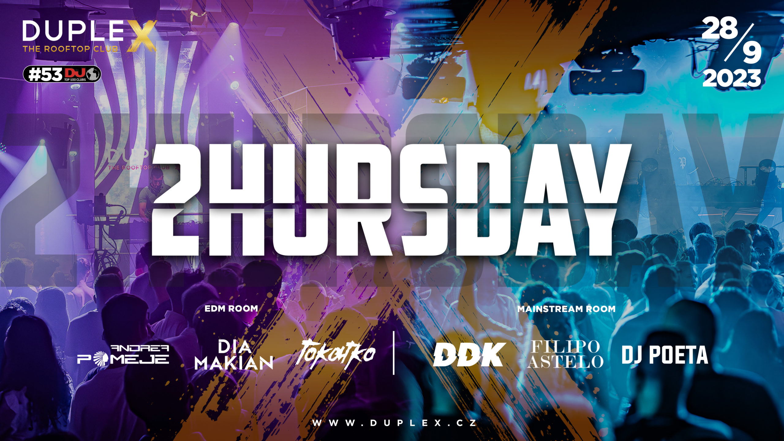 2HURSDAY - The Best Thursday Party at Duplex Prague