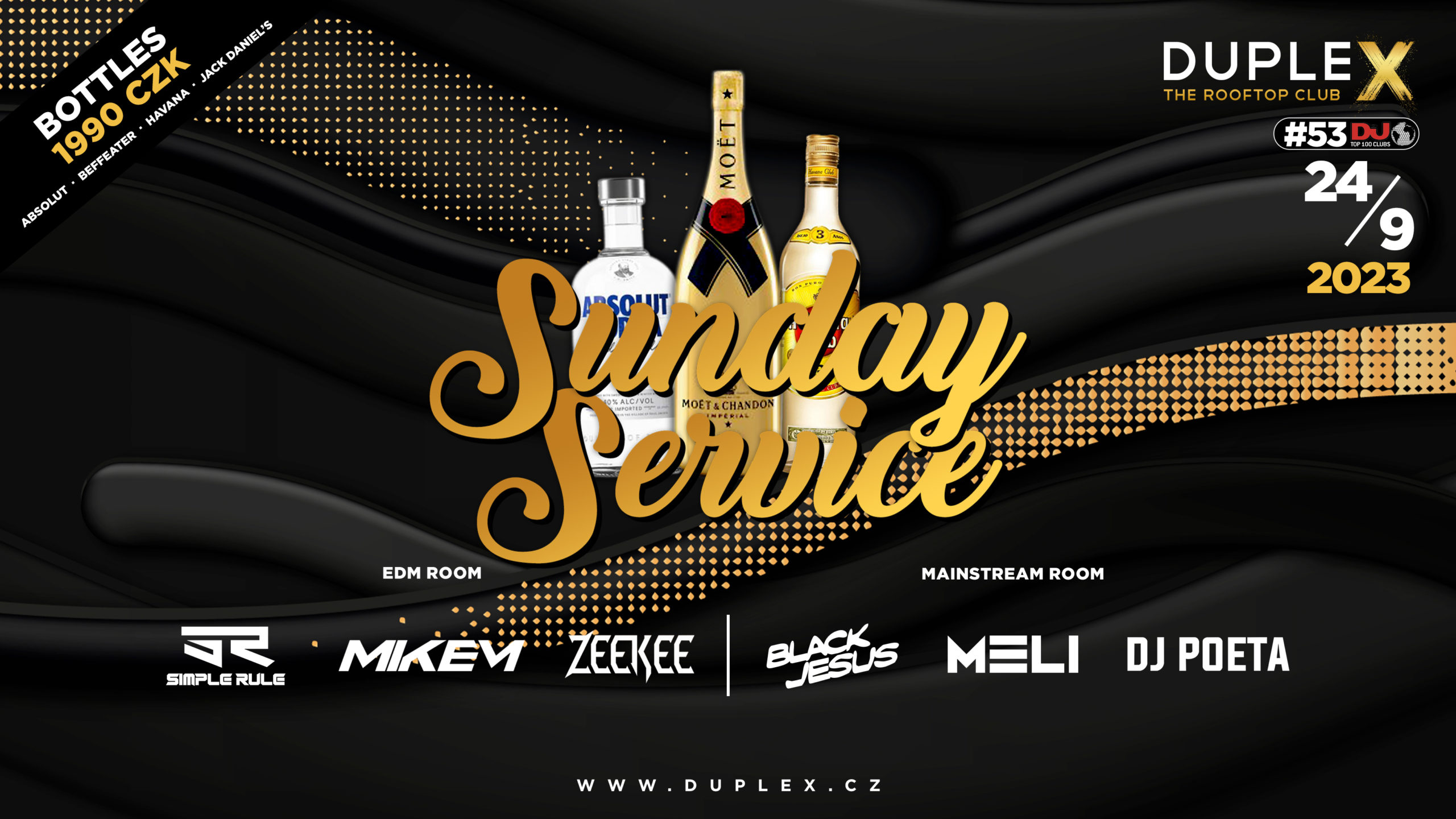 Sunday Service - The Ultimate Sunday Party at Duplex Prague