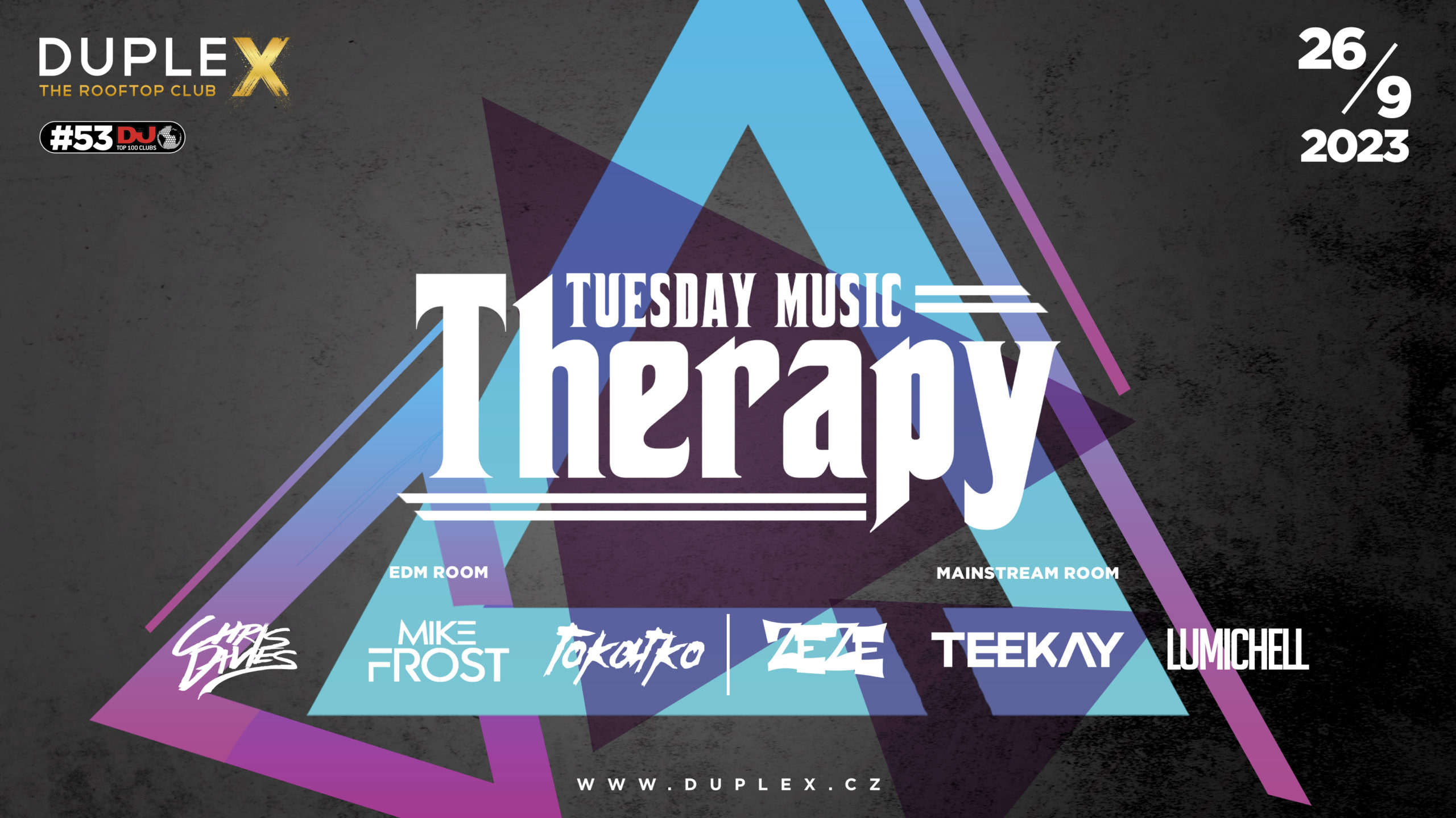 Tuesday Music Therapy - Tuesday Party by DupleX Prague