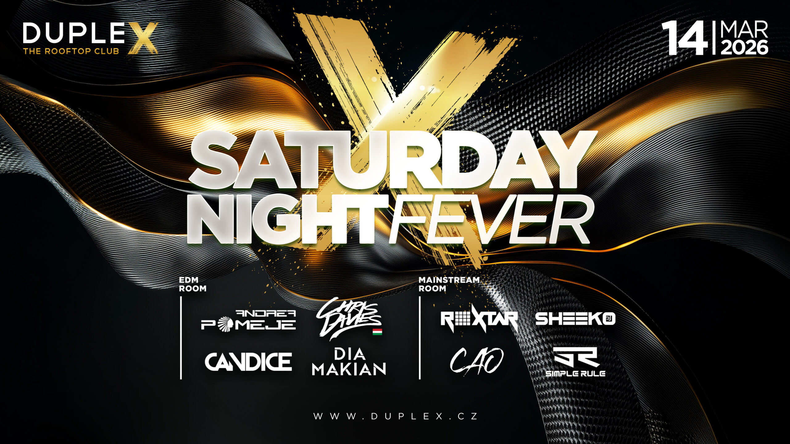 SATURDAY NIGHT FEVER – 14.3.2026